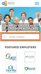 Mobile Screenshot of healthcareerweb.com
